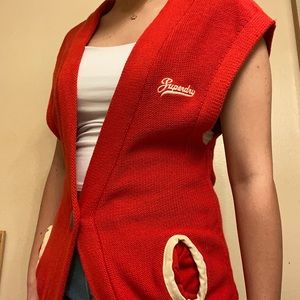 Red Cardigan